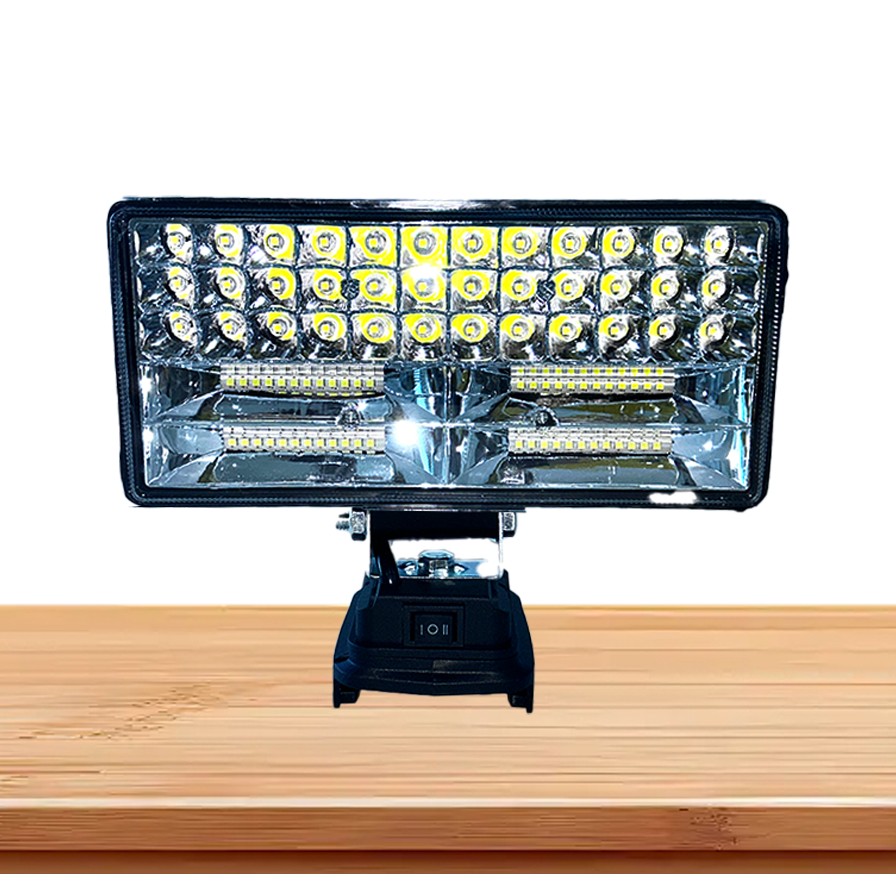 Cordless LED Work Light for Dewalt 20V 90W – 5400LM Flood Light (No Battery)