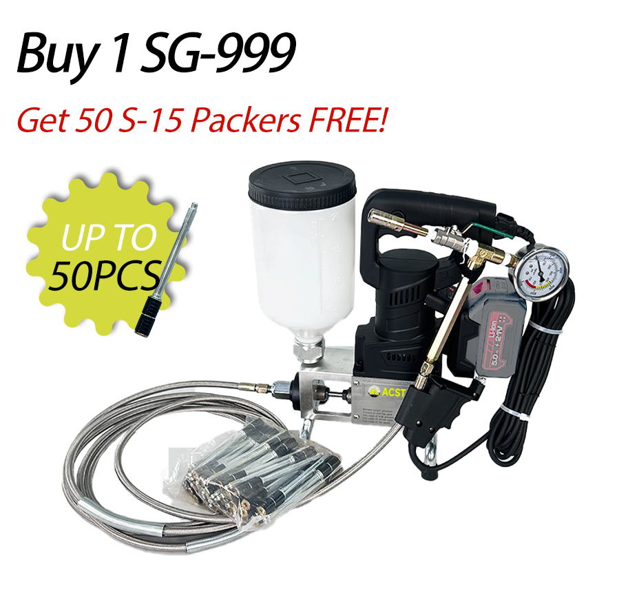 Cordless SG-999 Single Element Injection Machine  (No Dewalt 20V Battery)