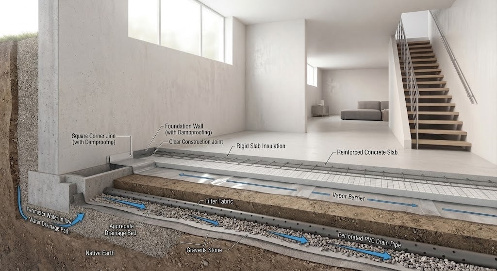 Shallow vs Deep Channel Drainage Systems: What Basement Contractors Mean (and Why It Matters)