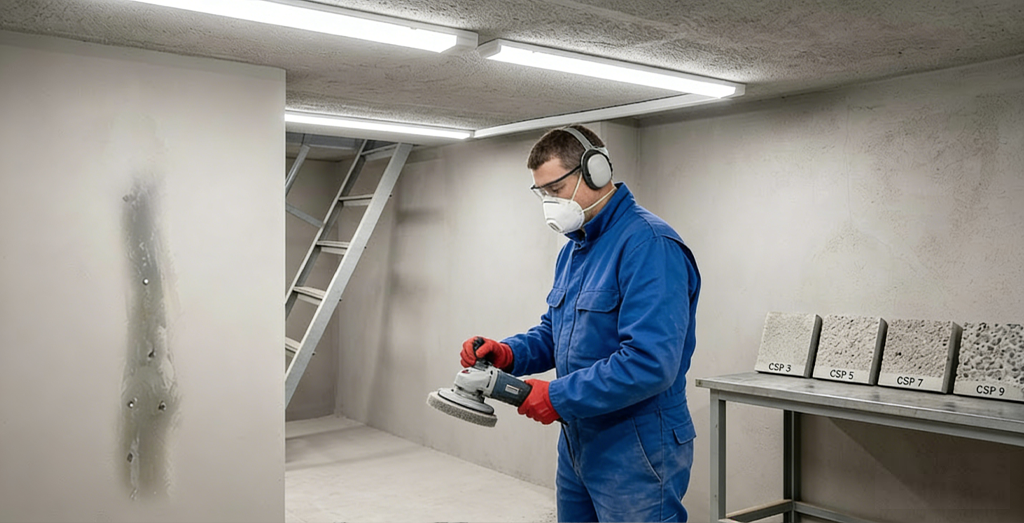 Concrete Surface Preparation (CSP 1–10): The Spec Language That Makes Repairs and Coatings Actually Stick