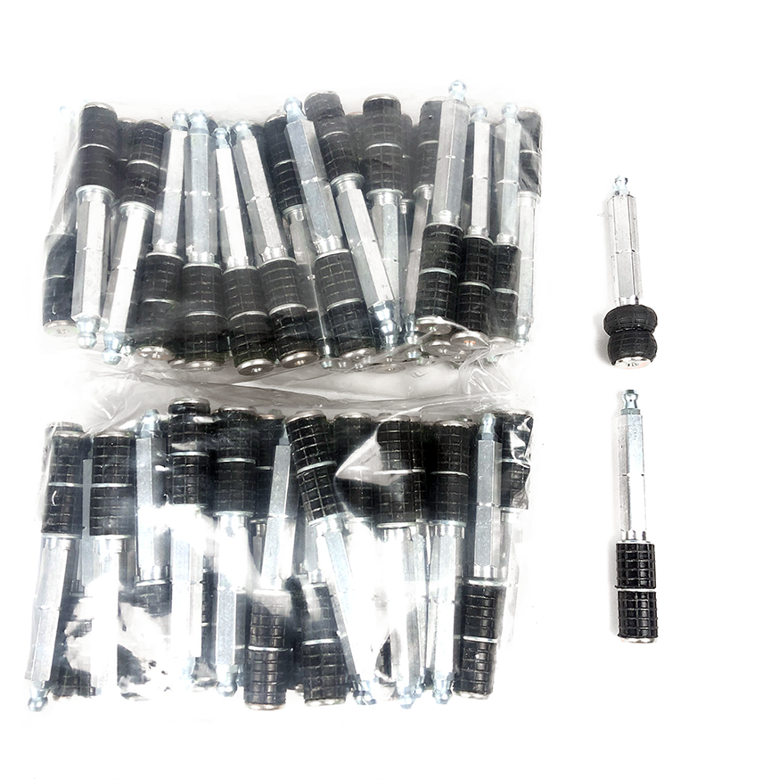 100 pcs/bag A-10 (1/2" x 3.6") Aluminum Adoration Injection Packer Mechanical Packer Port High-Pressure Concrete Repair & Waterproofing