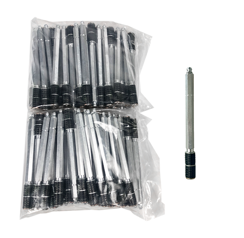 100 pcs/bag A-15 (1/2" x 5") Aluminum Adoration Injection Packer Mechanical Packer Port - High-Pressure Concrete Repair & Grouting Nozzles