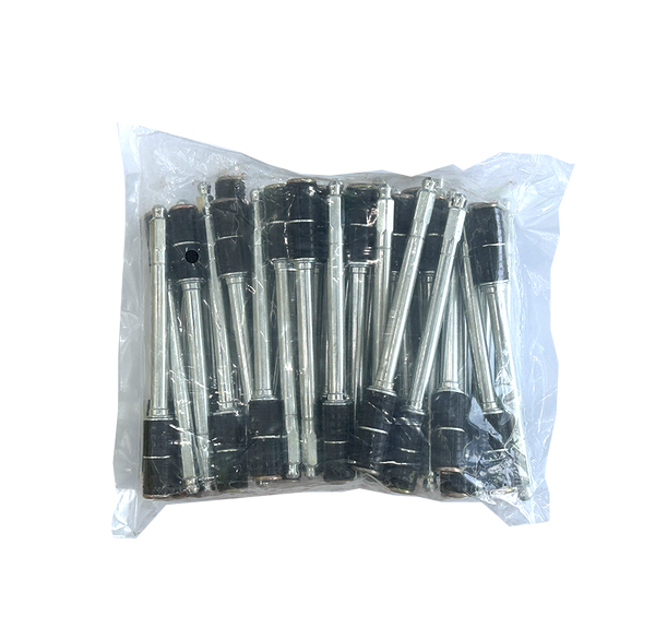 100 pcs/bag S-15 (1/2" x 5") Stainless Steel Adoration Injection Packer Mechanical Packer Port- Concrete Repair Grouting with Instant Removal