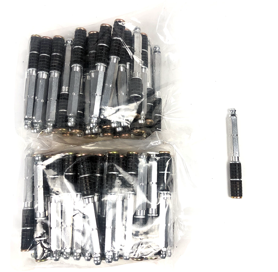 100 pcs/bag B-8 (3/8" x 3.1") Aluminum Injection Packers