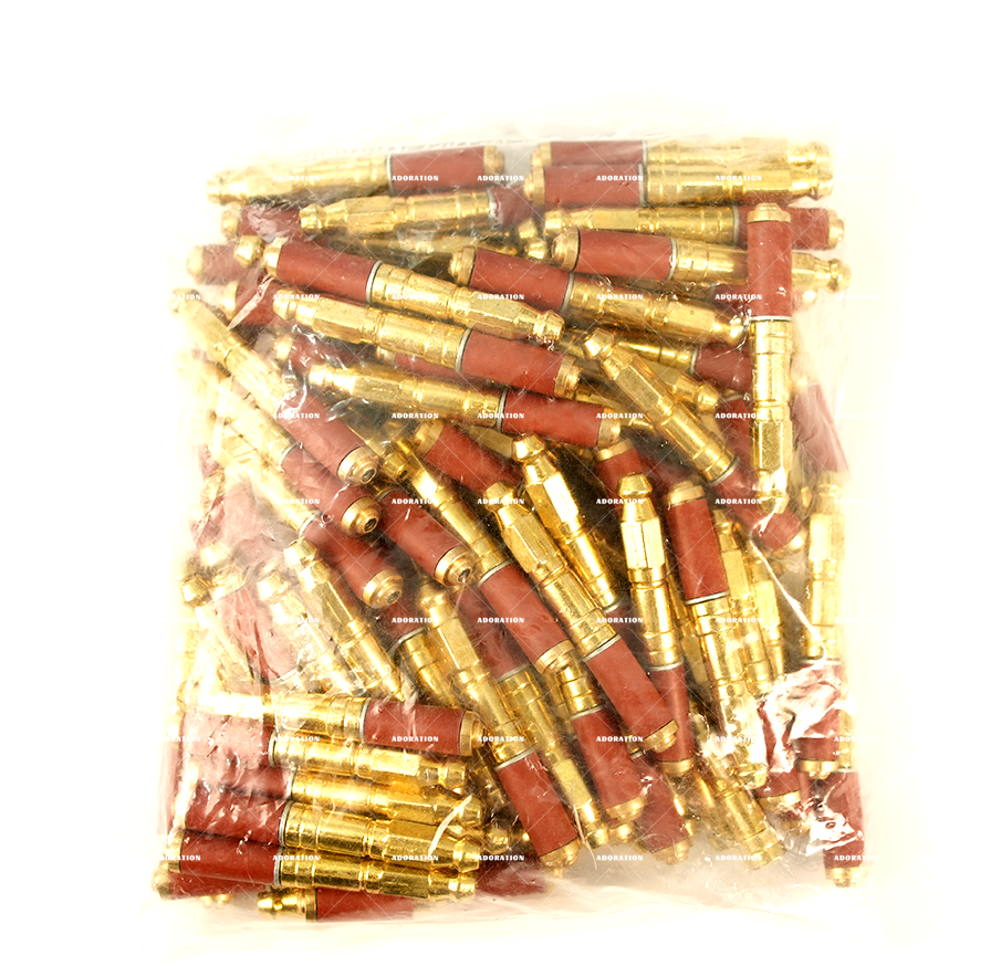 100 pcs/bag (Ø8 x 55mm) Copper Injection Packers Concrete Crack Repair High Pressure