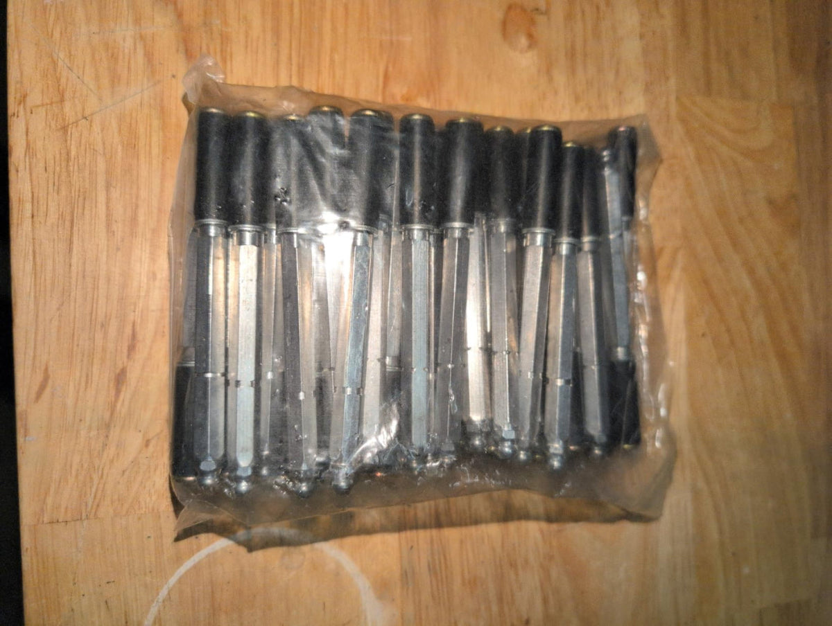 50 pcs/bag B-10S (3/8" x 4") Aluminum Adoration Injection Packer Mechanical Packer Port - Single Seal Design for Concrete Crack Sealing & Restoration