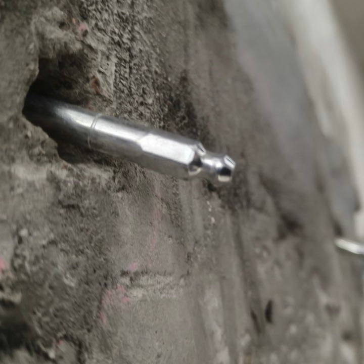 Injection Packers 1/2” × 3.5” Stainless Steel – 100pcs | S-10 Concrete Crack Repair