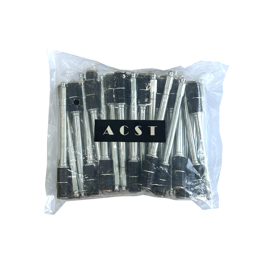 A bag S-15 (1/2" x 5") Stainless Steel Adoration Injection Packer Mechanical Packer Port- Concrete Repair Grouting with Instant Removal
