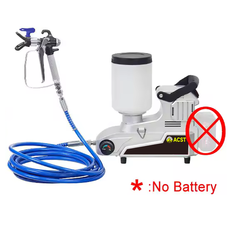 Adoration Multifunctional 300W Lithium Airless Paint Sprayer with 2L Portable Electric Spray Welder (No Makita Battery)