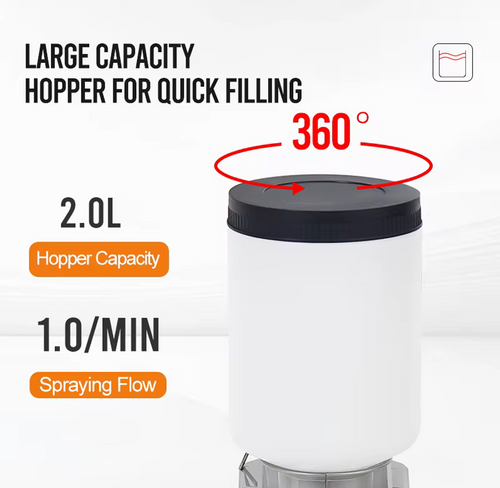 Adoration Multifunctional 300W Lithium Airless Paint Sprayer with 2L Portable Electric Spray Welder large Capacity