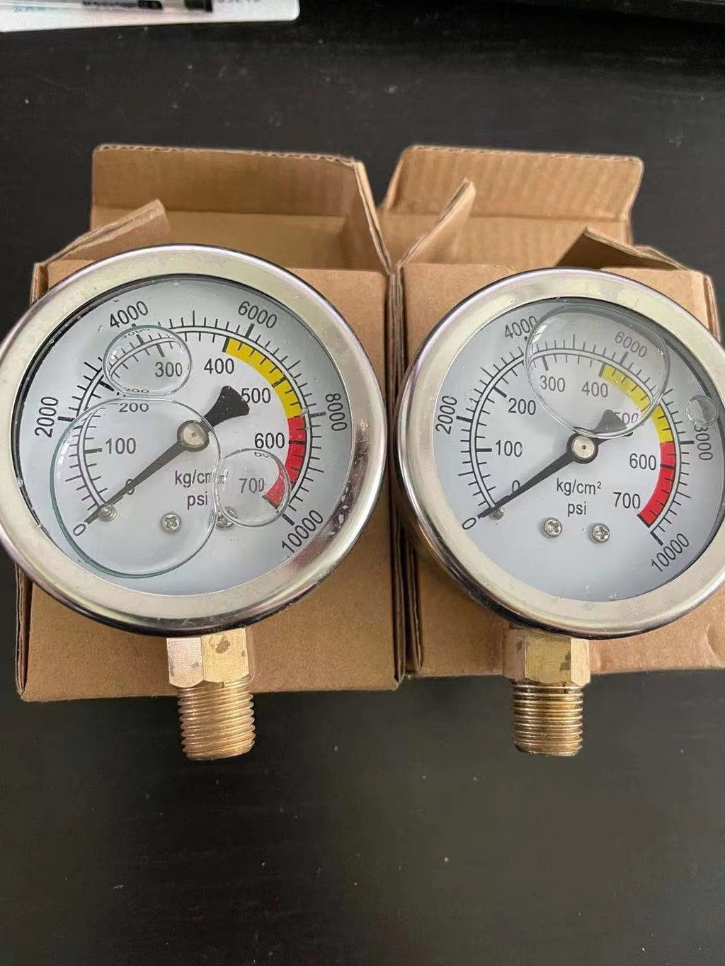Specification of Pressure Gauge（0–10000 PSI）— Replacement for All Adoration Injection Pumps (Dry / No Glycerin) 