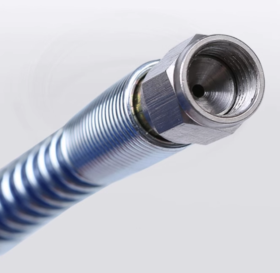Top of Adoration Injection Pump Part -5m Stainless Steel Braided Hose – High Pressure 15,000 PSI