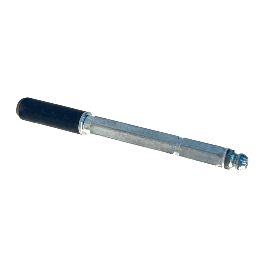 a B-10S (3/8" x 4") Aluminum Adoration Injection Packer Mechanical Packer Port - Single Seal Design for Concrete Crack Sealing & Restoration