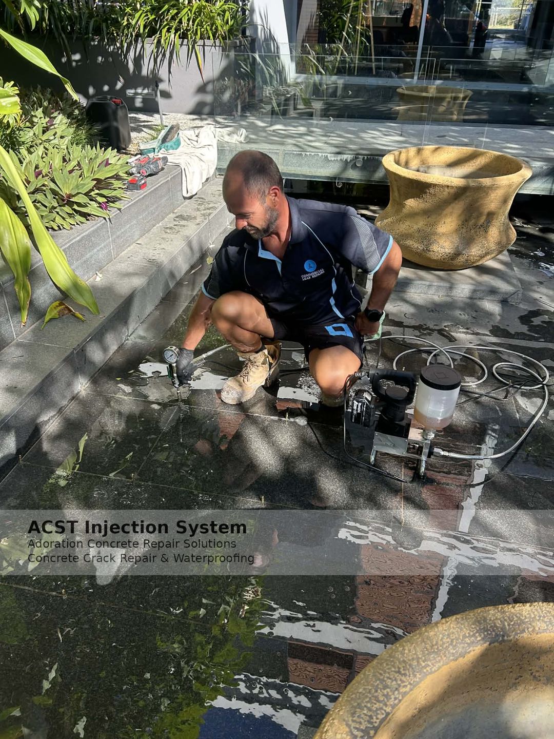 Cordless SG-999 Grouting Machine: Portable Injection Pump for Concrete Repair (No Dewalt 20V Battery）