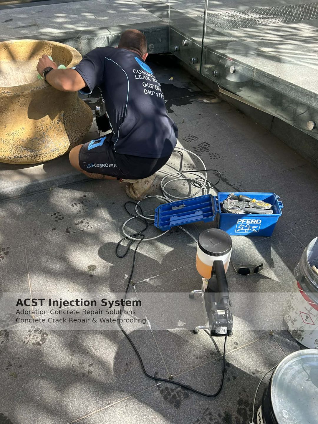 Cordless SG-999 Grouting Machine: Portable Injection Pump for Concrete Repair (No Dewalt 20V Battery）