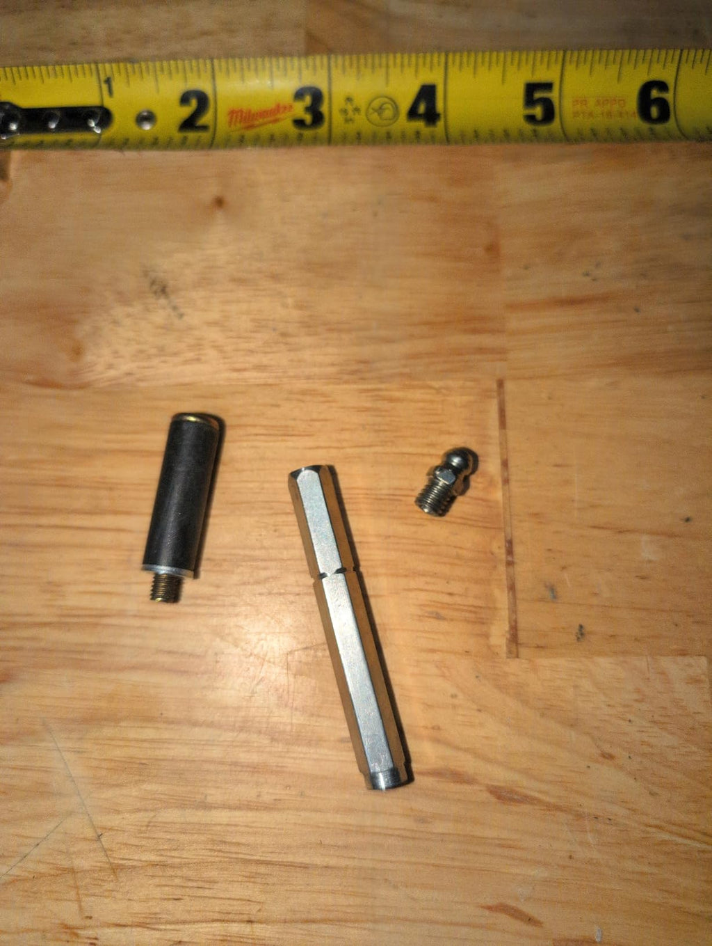 50 pcs/bag B-10S (3/8" x 4") Aluminum Injection Packers - Single Seal Design for Concrete Crack Sealing & Restoration